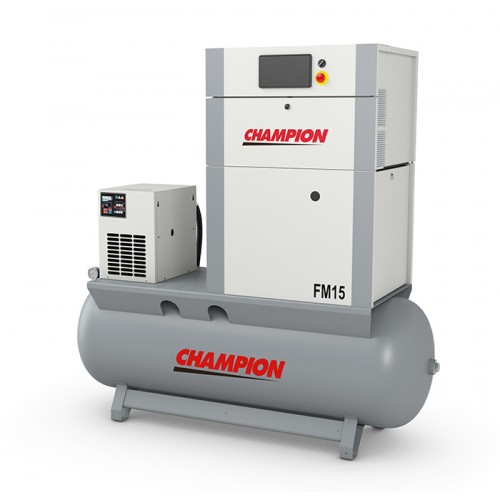 Винтовой компрессор с осушителем и ресивером Champion FM15/CT/500, 8 бар