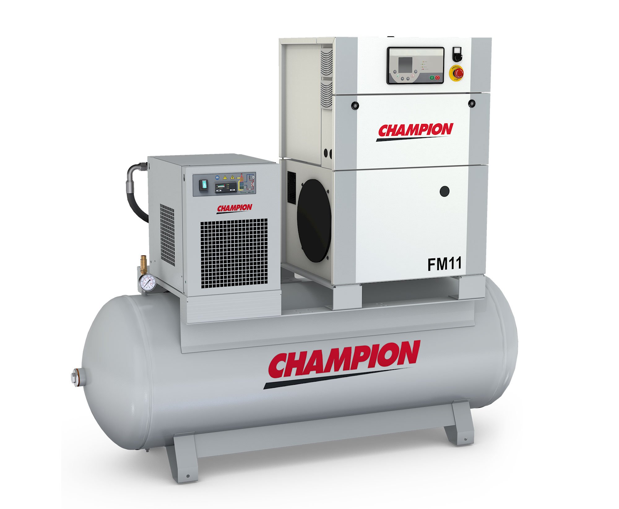 Винтовой компрессор с осушителем и ресивером Champion FM11/CT/270, 7 бар